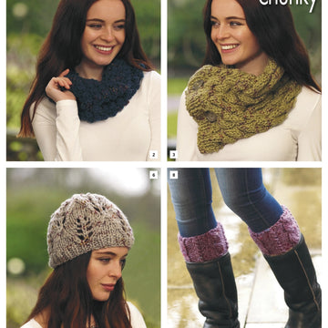 Accessories in King Cole Big Value Super Chunky Twist - 4617 - Downloadable PDF