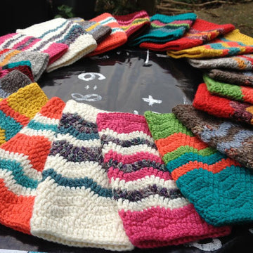 'Earn Your Stripes' Crochet Mitts