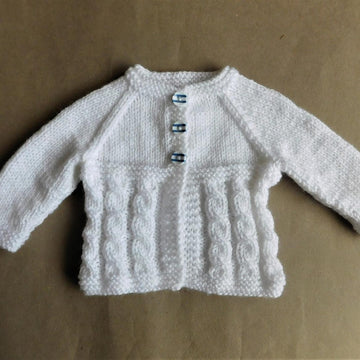 Freddie Cabled Baby Jacket