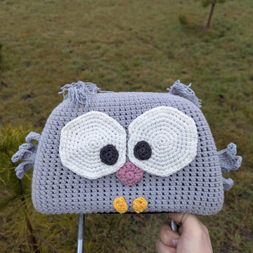 Pattern: Owl Car Headrest Cover English-US