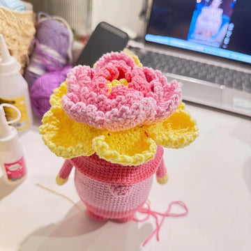 Peony Flower Gnome
