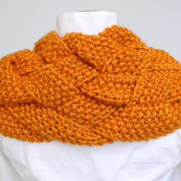 Strickanleitung - Keyhole Schal – Grobstrick Schal – No.127