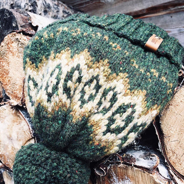 Tweed rhombus hat