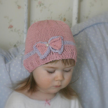 Zoe bow beanie