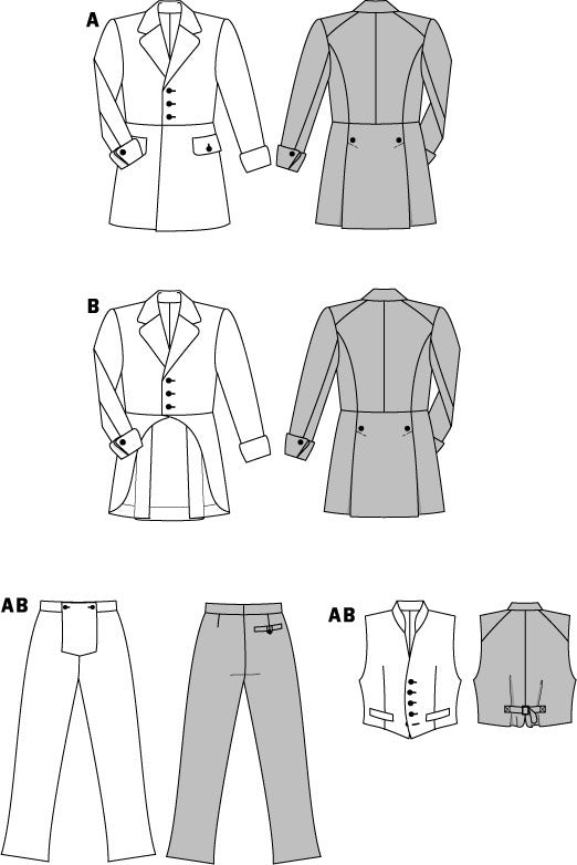 Burda Style History 1848 Costume Sewing Pattern B2767 - Paper Pattern, Size ONE SIZE