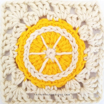 Citrus Fruits Granny Square