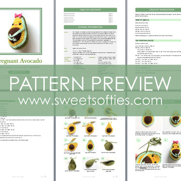 Pregnant Avocado Amigurumi