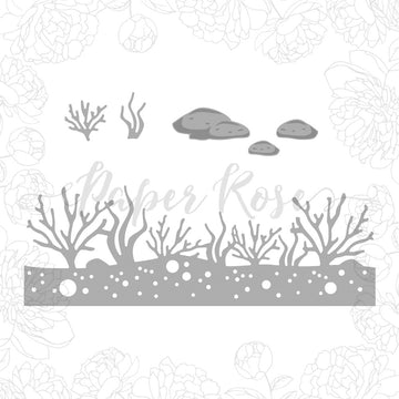 Paper Rose Dies - Under The Sea Border 5.9"X1.77"