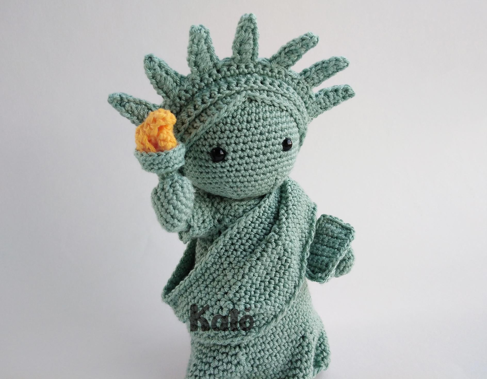 Crochet amigurumi pattern Lady Liberty