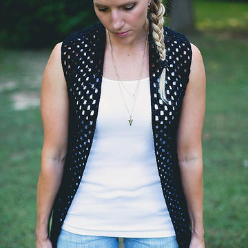 Flower Lace Vest