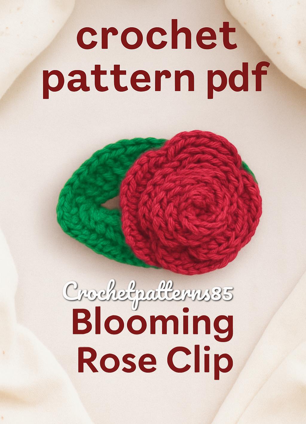 Blooming Rose Hair ClipEnglish-US