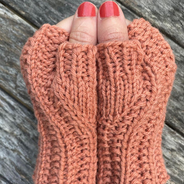 English Rib Handwarmers