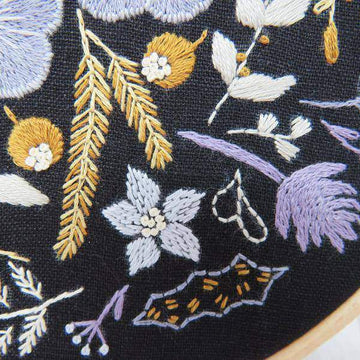 Stitchdoodles Winter Flowers, Hand Embroidery Pattern