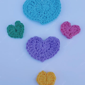 3 Little Hearts Applique
