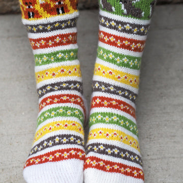 Fox and the Hare Socks
