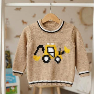 Construction Digger on a Sweater