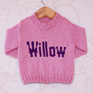 Intarsia - Willow Moniker Chart - Childrens Sweater