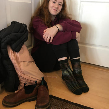 Get Up And Go spiral socks