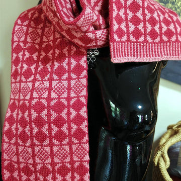 Sanquhar Tubular Knit Scarf