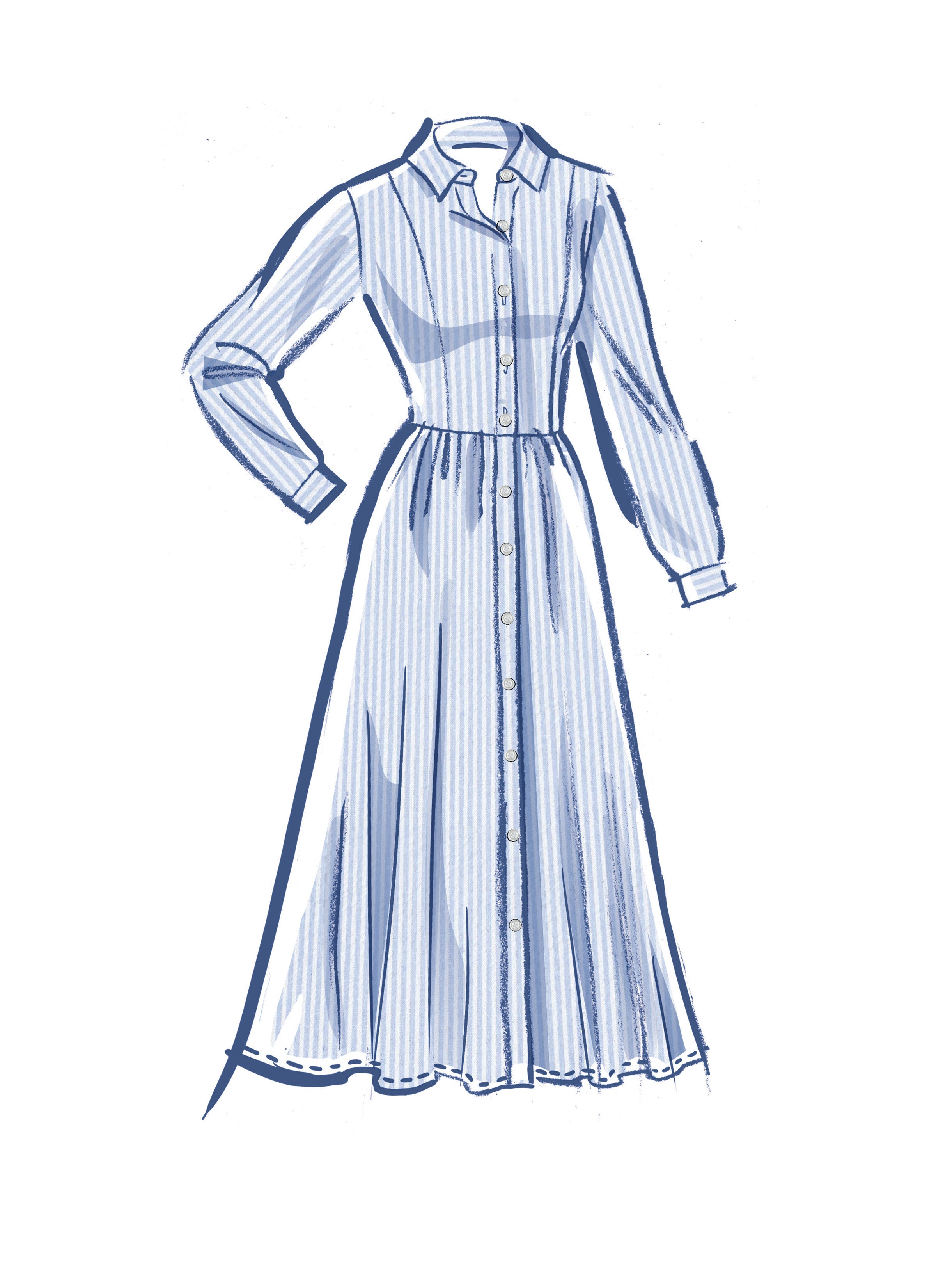 McCall's Misses' Shirtdress M8342 - Sewing Pattern