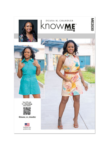 Know Me Misses' Dress and Romper ME2030 - Sewing Pattern