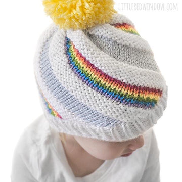 Rainbow Swirl Hat