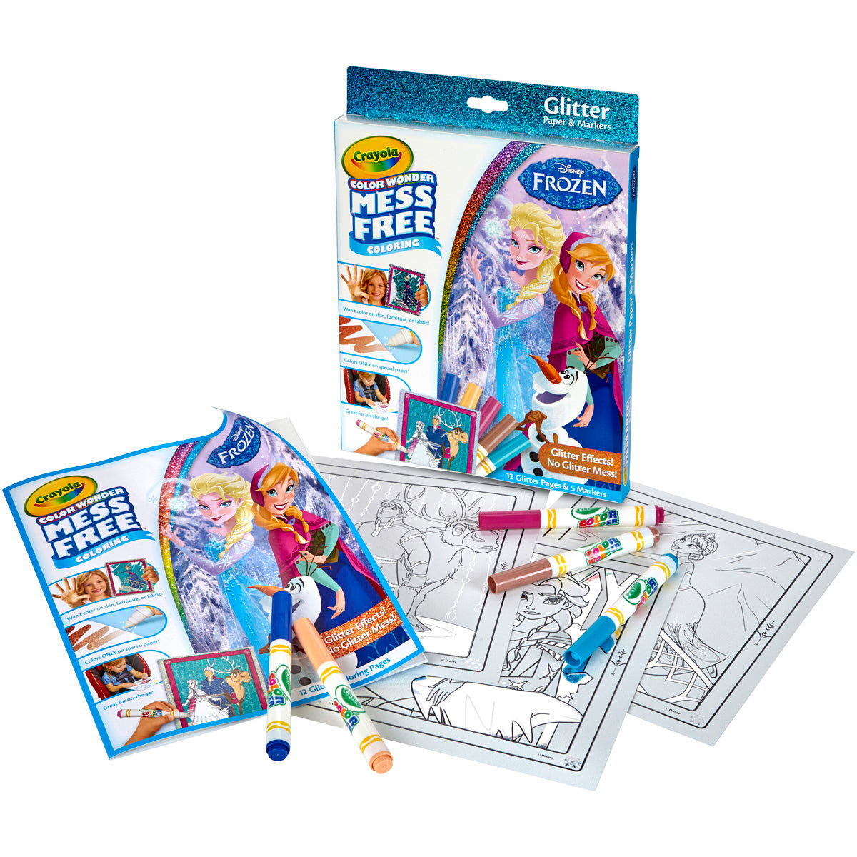 Crayola Color Wonder Glitter Set - Frozen