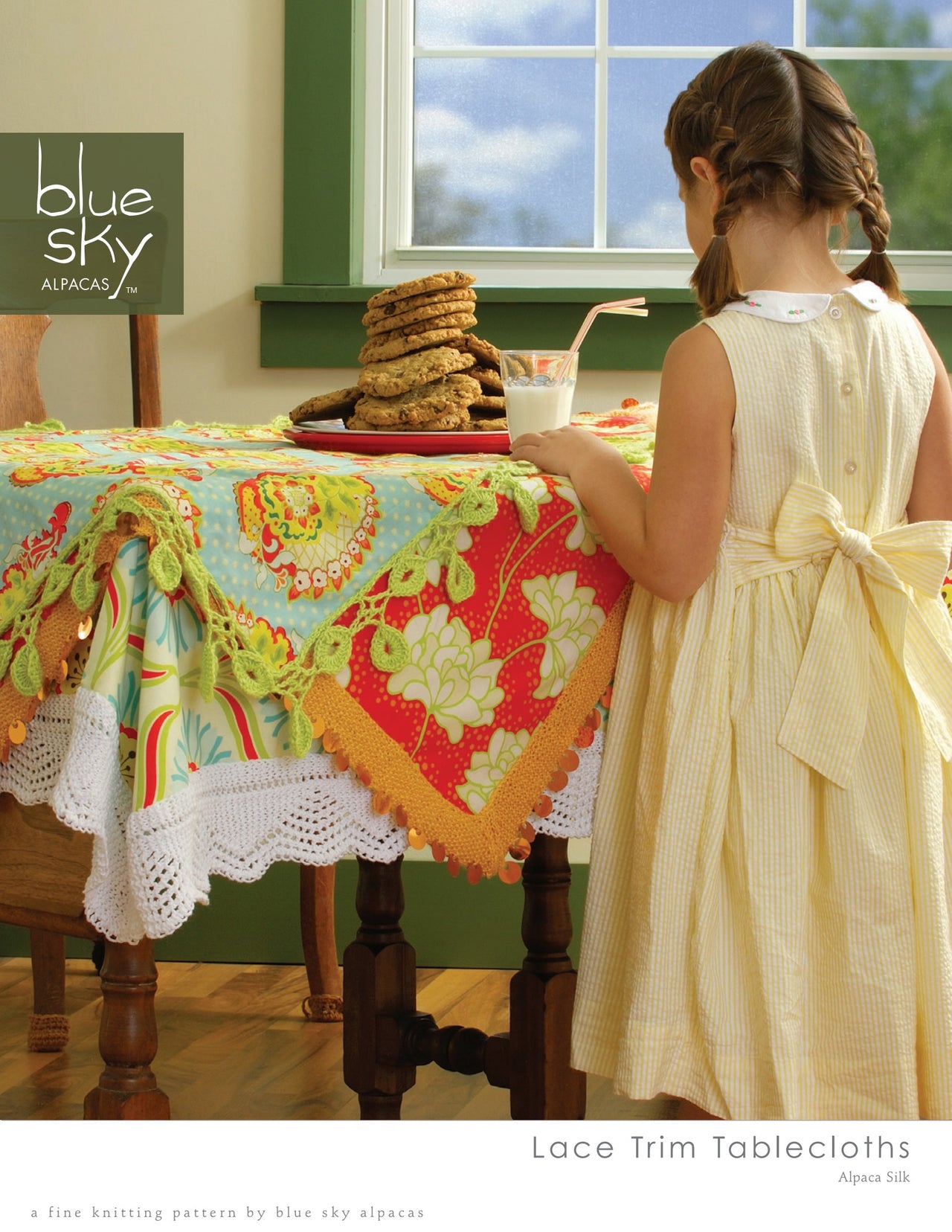 Blue Sky Fibers Lace Trim Tablecloths