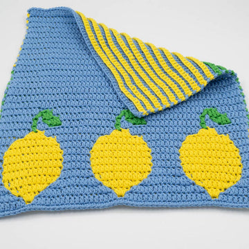 Lemon Mosaic Dish Towel