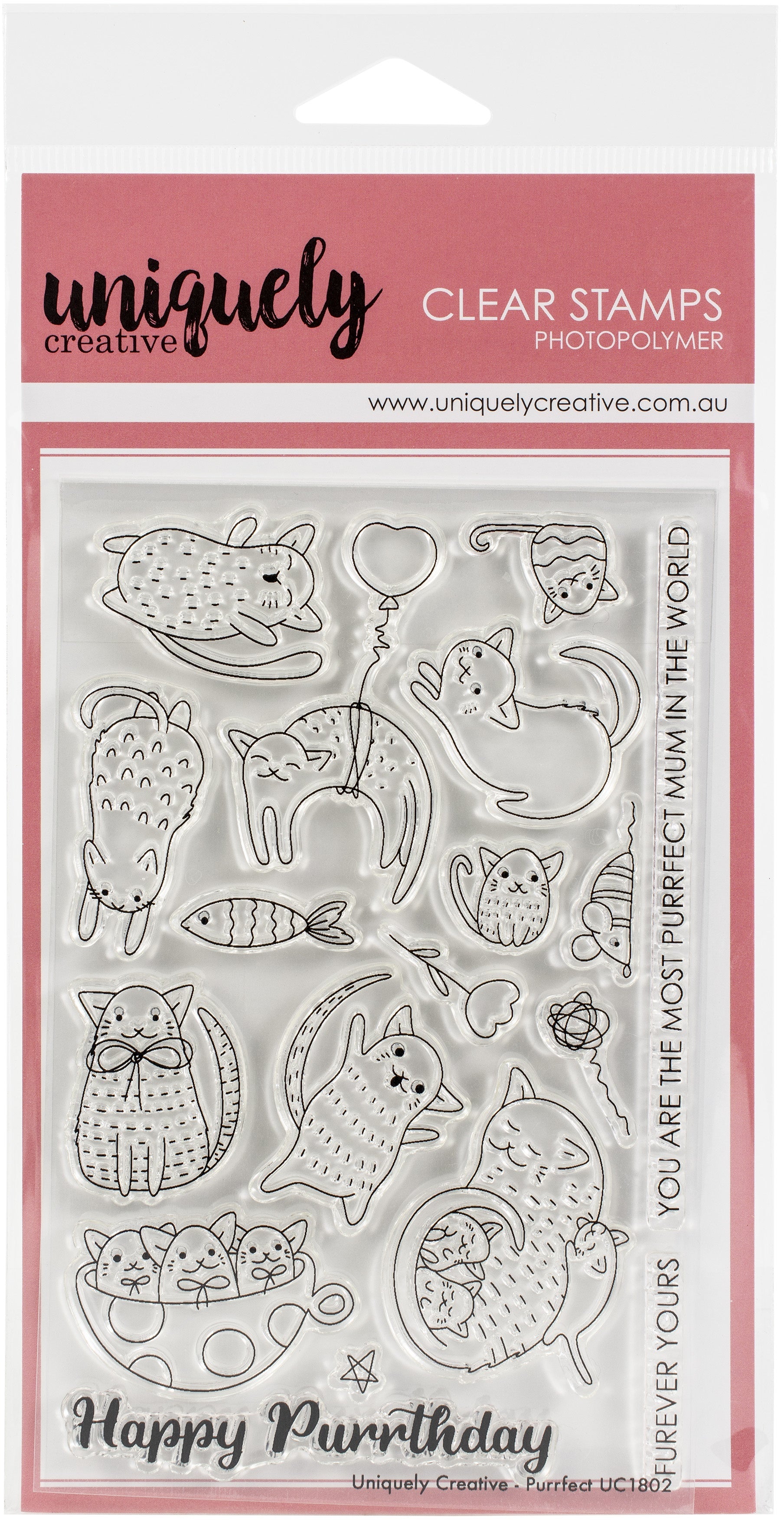 Uniquely Creative Clear Stamps - Purrfect