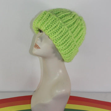 Very Super Chunky Rib Beanie Hat Circular
