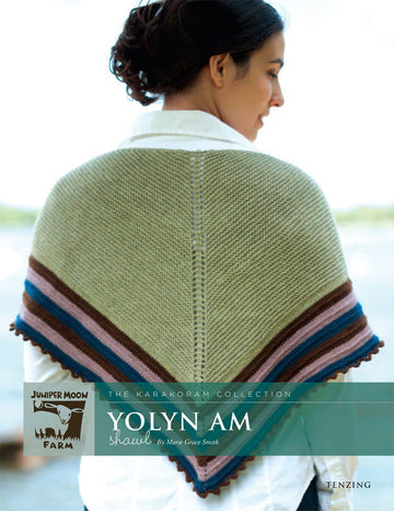 Yolyn Am Shawl in Juniper Moon Tenzing - Downloadable PDF