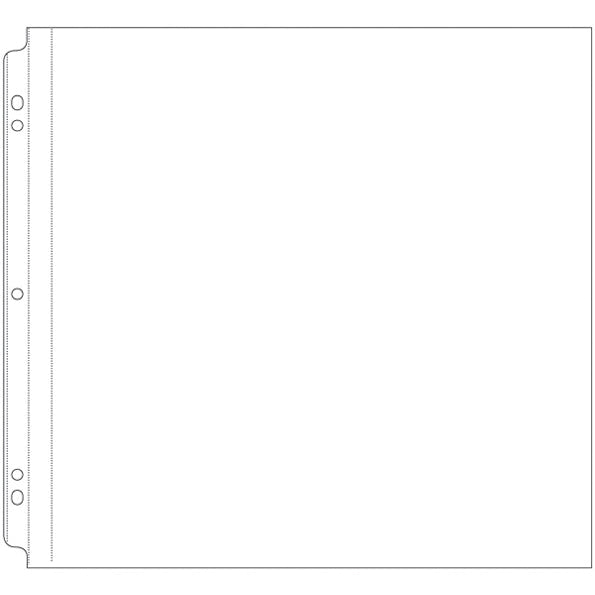 We R Memory Keepers We R Post Bound Photo Sleeves 12"X12" 10/Pkg - Full Page