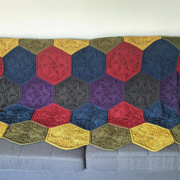 Blooming Hexagons Worsted