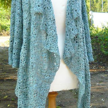 Elsa - Crochet Waterfall Cardi