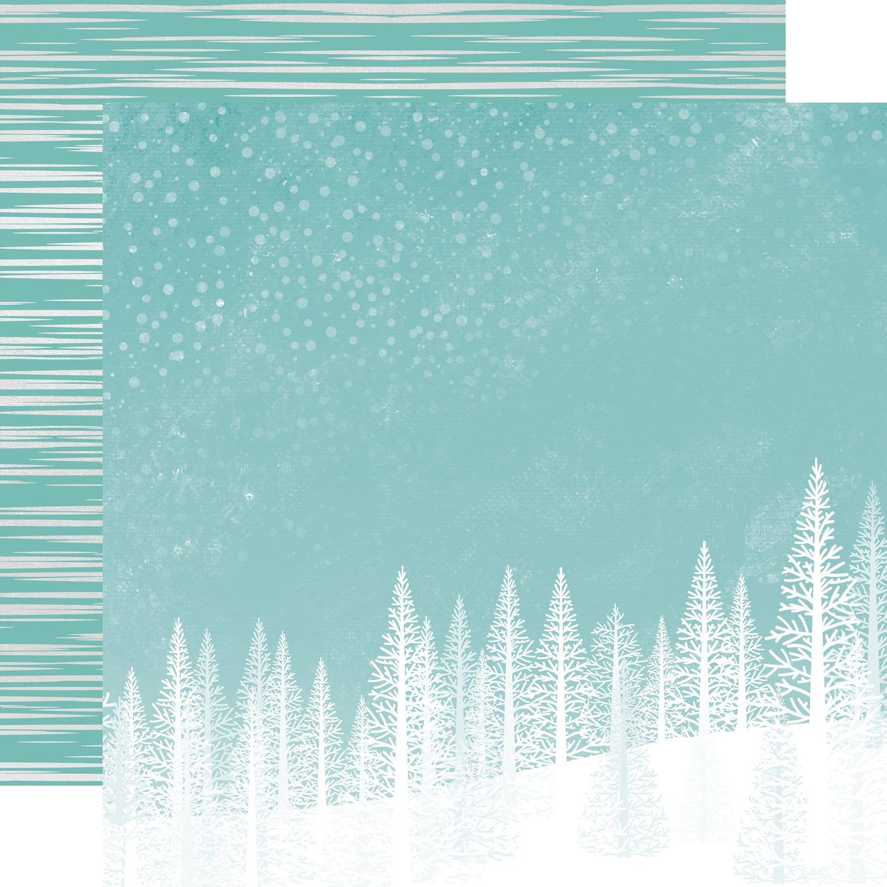 Kaisercraft Let It Snow Double-Sided Cardstock 12"X12" 10/Pkg - Snowfall