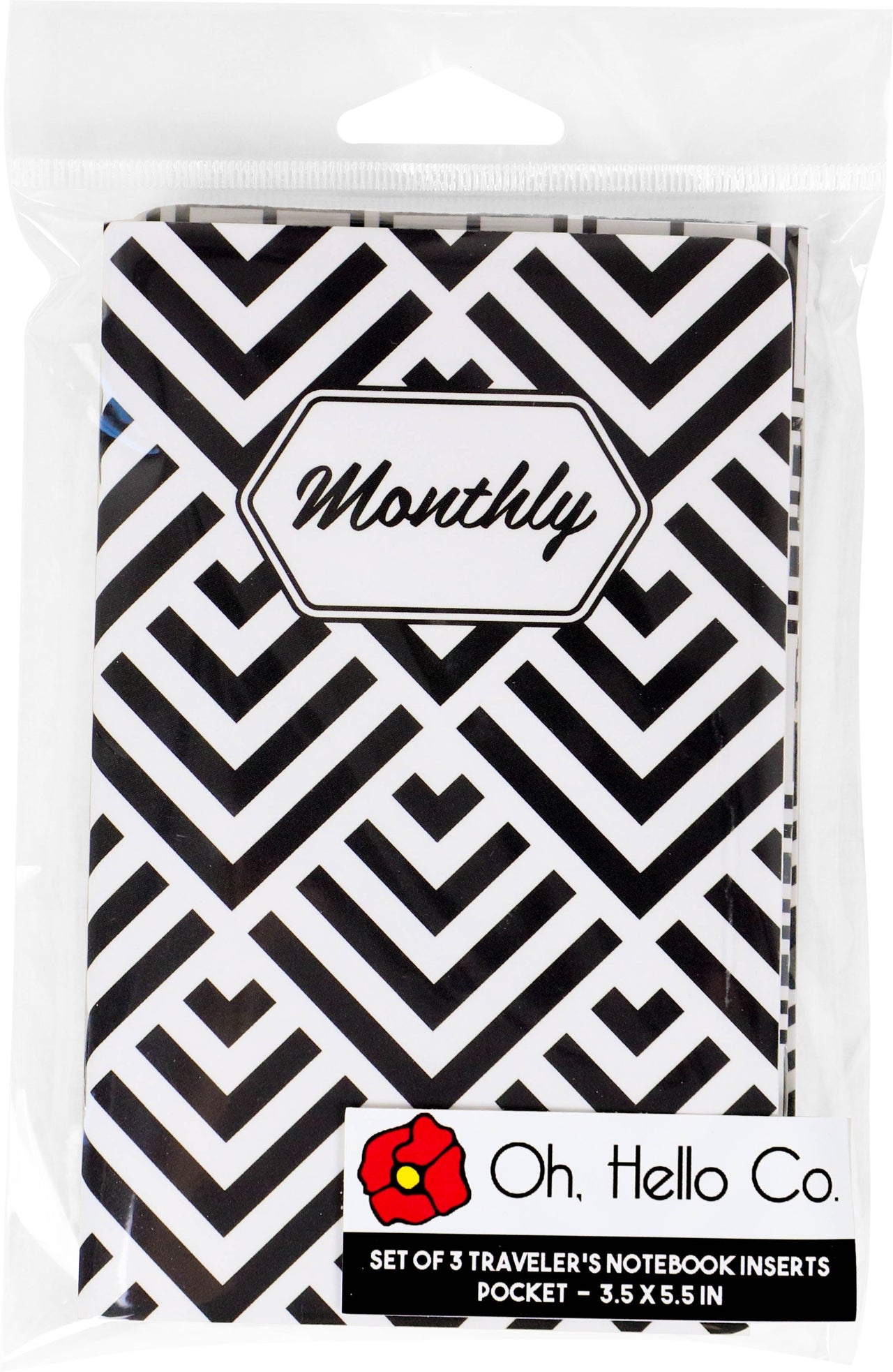 Oh, Hello Co. Oh Hello Pocket Traveler's Notebooks Insert Bundle 3/Pkg - 605835