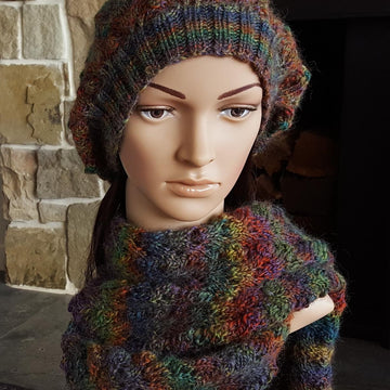 Sharnie - lace beanie and scarf