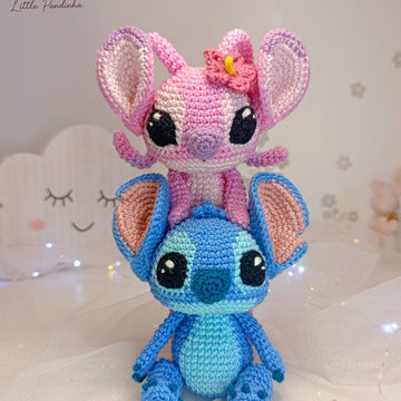 Stitch, Angel & Scrump Crochet Pattern PDF | Amigurumi Plush Toy | Easy Crochet Tutorial