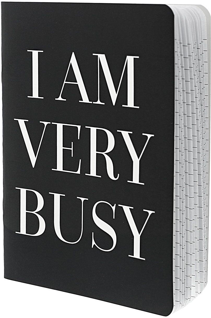 Teresa Collins Designer Notebook 6"X8" - I Am Very Busy