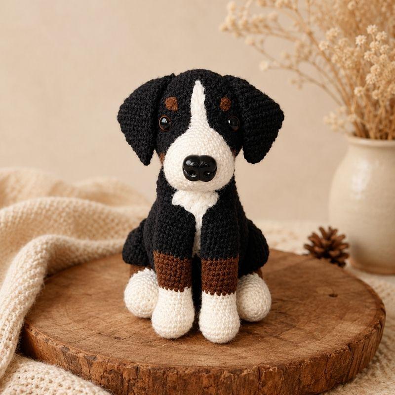 Appenzeller großer Schweizer Sennenhund Amigurumi
