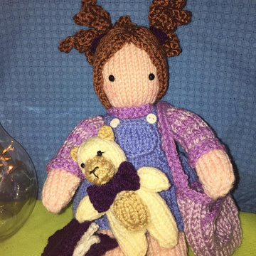 Molly the bookworm, and Bear
