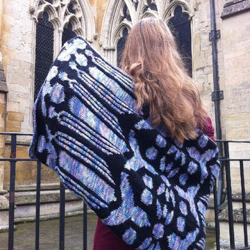Stained Glass Window Scarf and Shawl