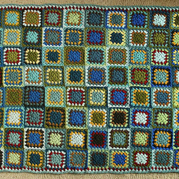 Flufy's Granny Square Blanket