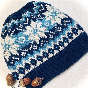 Graphic Selbu Knit Hat