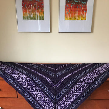 Purple Propinquity Shawl