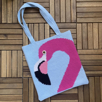 Flamingo tote bag