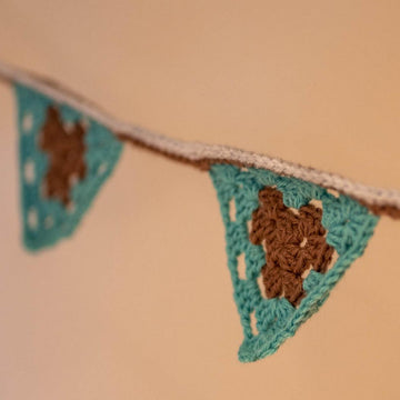 Triangle Granny Square Garland