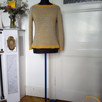Blue and Yellow Sweater