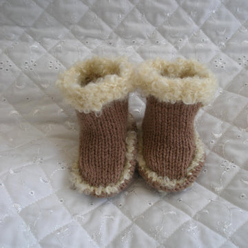 Knitting pattern for 4 types of boots 20-22" Doll, 0-3 Month Baby